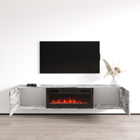Baja BL-EF Floating Fireplace TV Stand - Meble Furniture