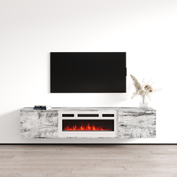 Baja WH-EF Floating Fireplace TV Stand - Meble Furniture