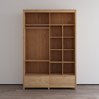 Nest 2D Solid Wood Wardrobe