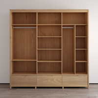 Nest 3D Solid Wood Wardrobe