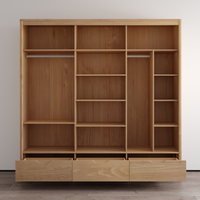 Nest 3D Solid Wood Wardrobe