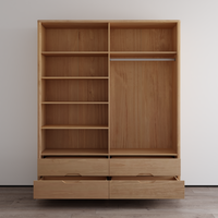 Nest 4D Solid Wood Wardrobe