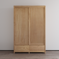 Nest 2D Solid Wood Wardrobe