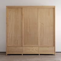Nest 3D Solid Wood Wardrobe