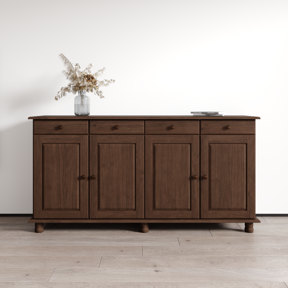 Rubi 4D Solid Wood Sideboard