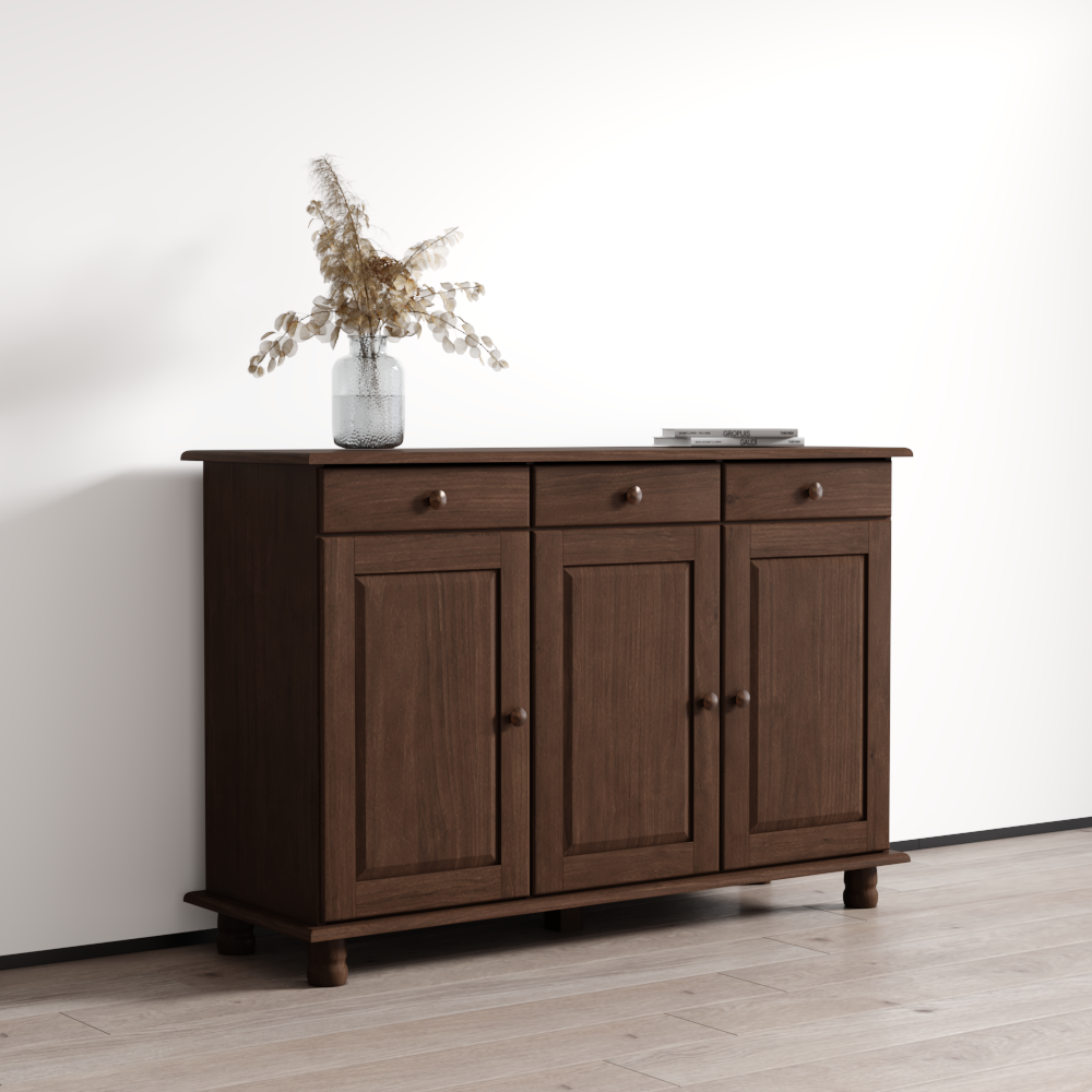 Rubi 3D Solid Wood Sideboard