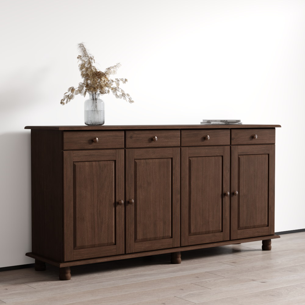 Rubi 4D Solid Wood Sideboard