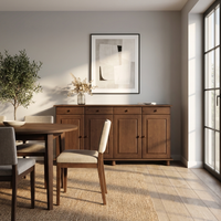 Rubi 4D Solid Wood Sideboard