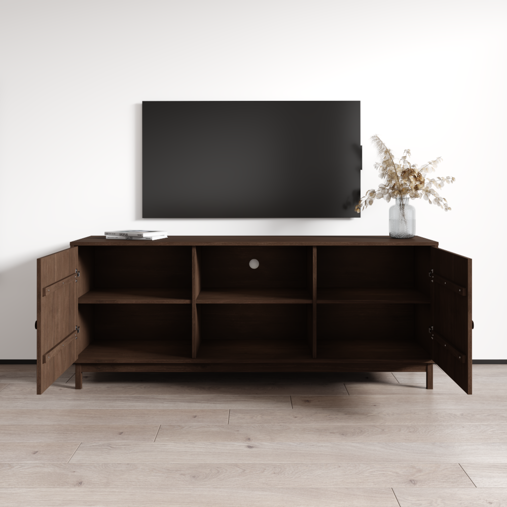 Essencia 2D Solid Wood TV Stand