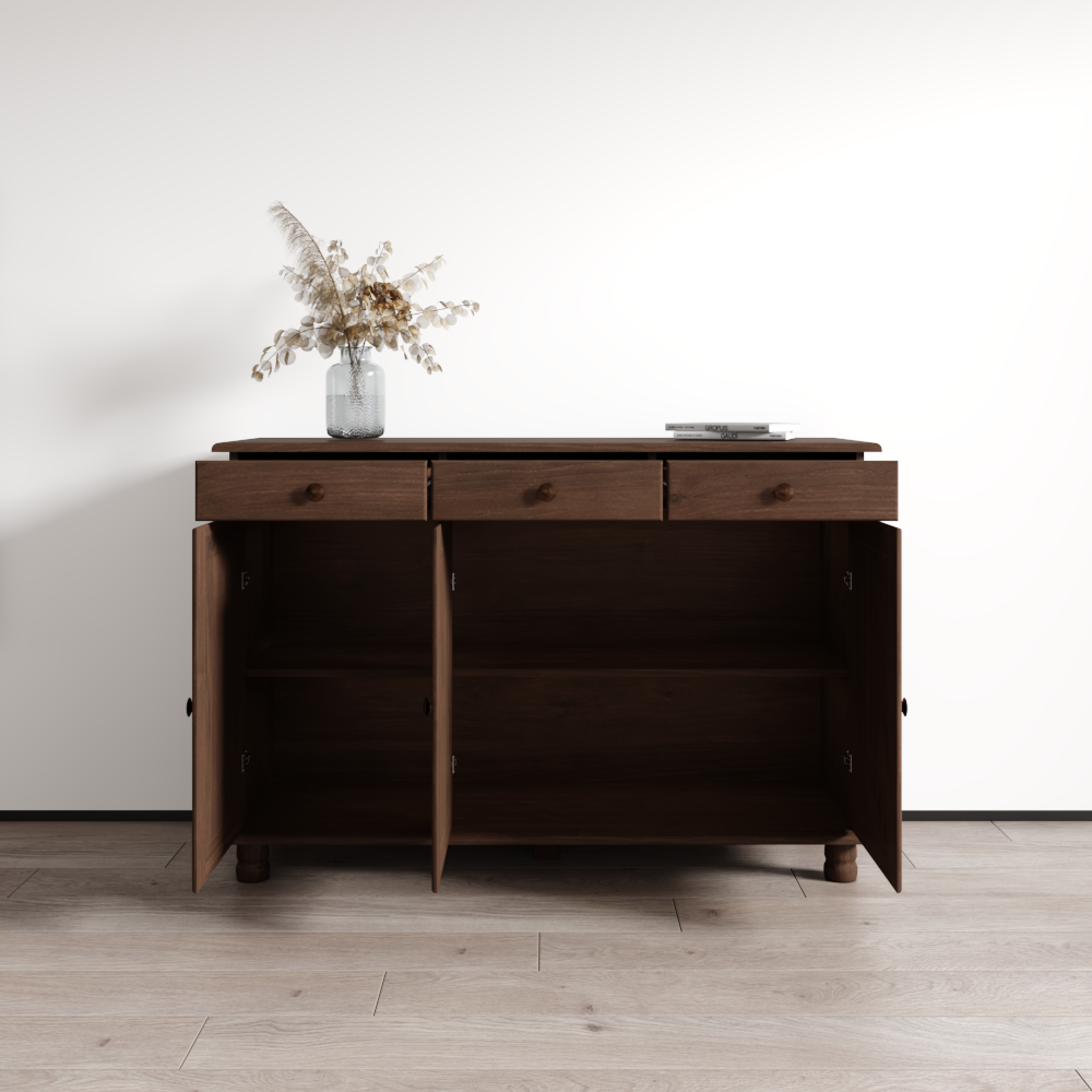 Rubi 3D Solid Wood Sideboard
