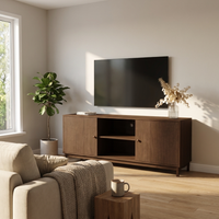Essencia 2D Solid Wood TV Stand