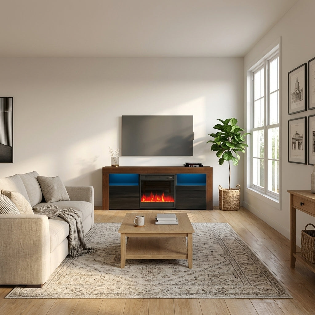 Milano 145EF Fireplace TV Stand