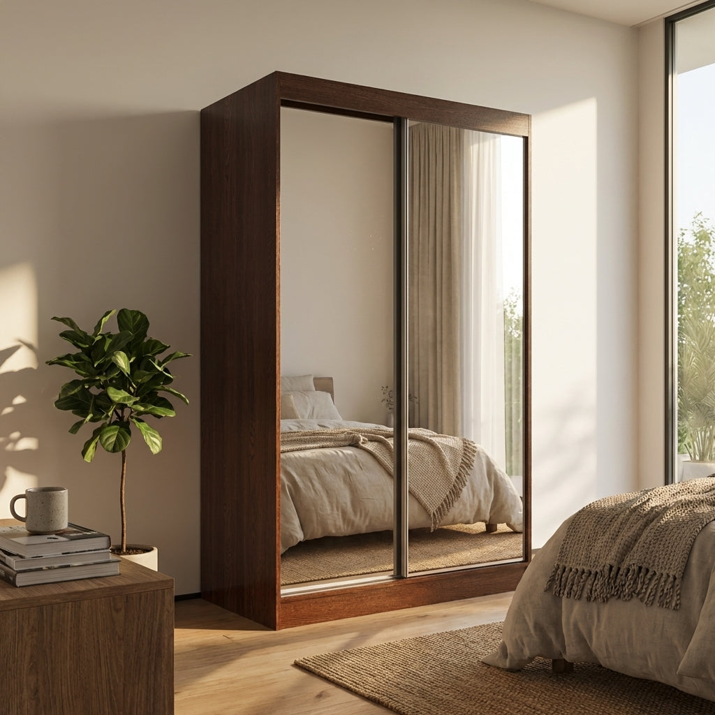 Aria 2D Wardrobe with All Mirror