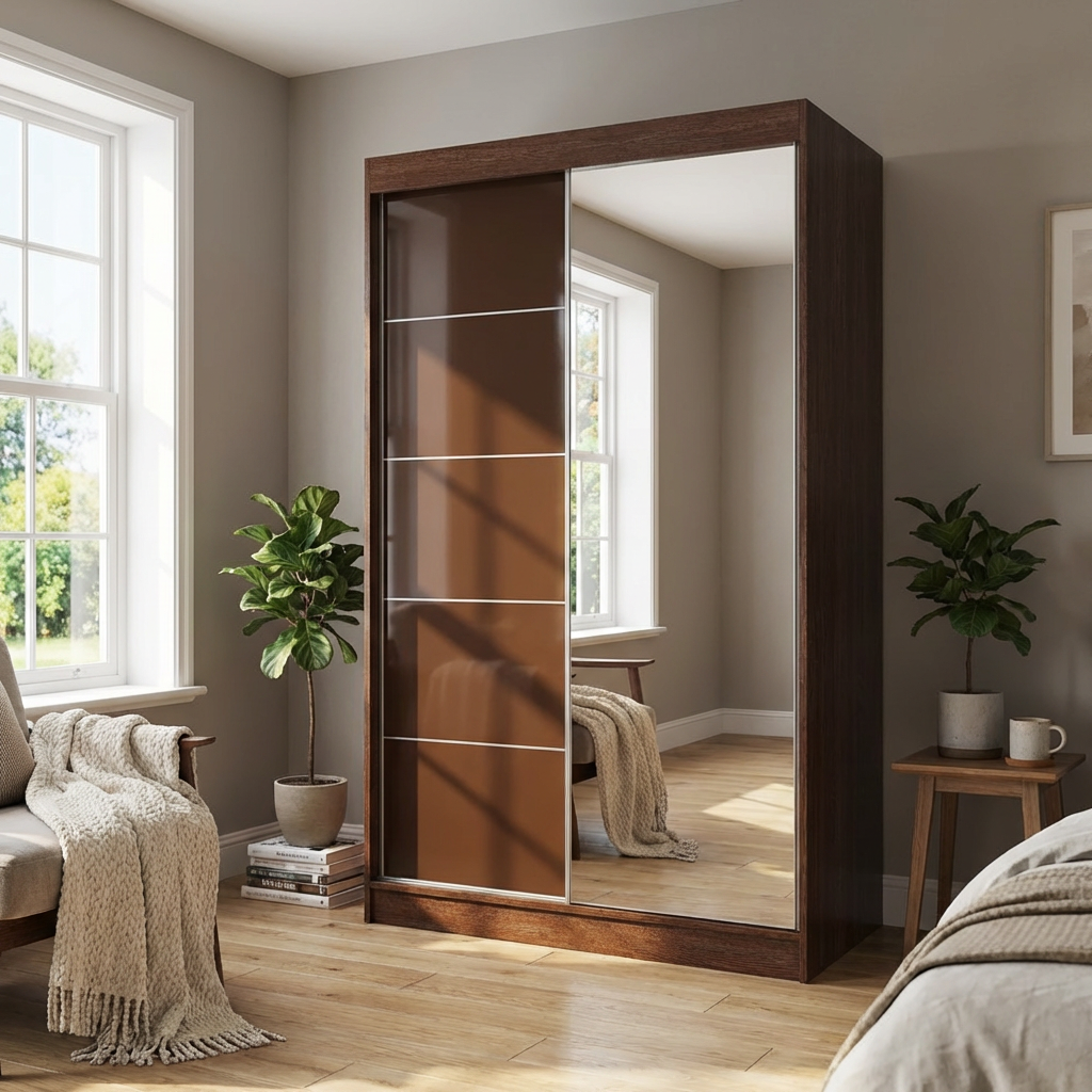 Aria 2D Wardrobe with Mirror