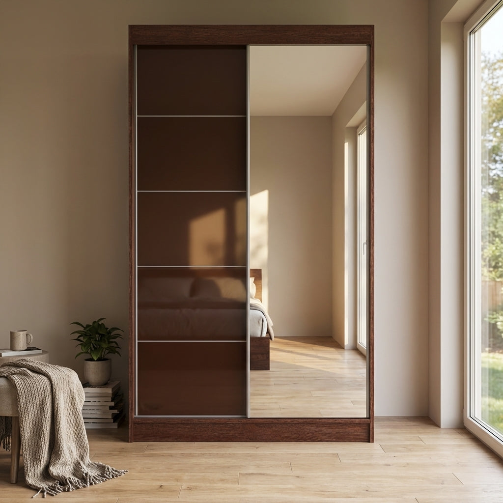 Aria 2D Wardrobe with Mirror