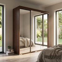 Aria 3D Wardrobe with All Mirror