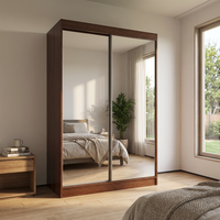 Aria 2D Wardrobe with All Mirror