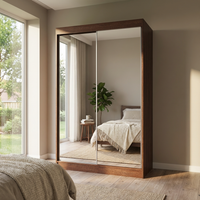 Aria 2D Wardrobe with All Mirror