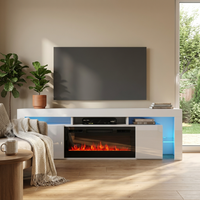 Soleo BL-EF Fireplace TV Stand