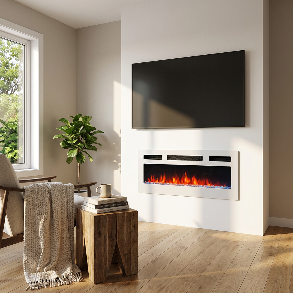 31.5" Electric Fireplace Heater