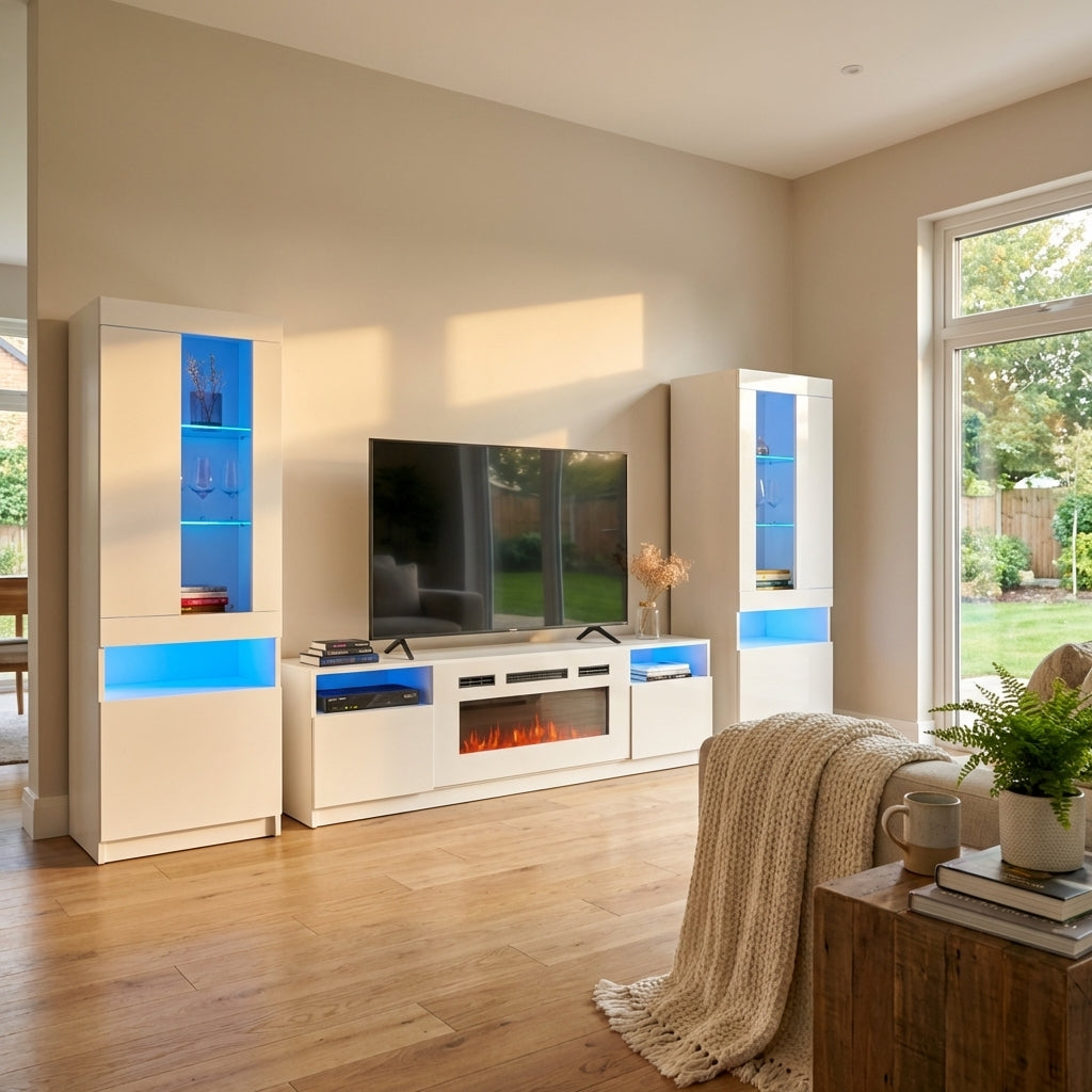 York WH02 Fireplace Entertainment Center