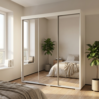 Aria 3D Wardrobe with All Mirror