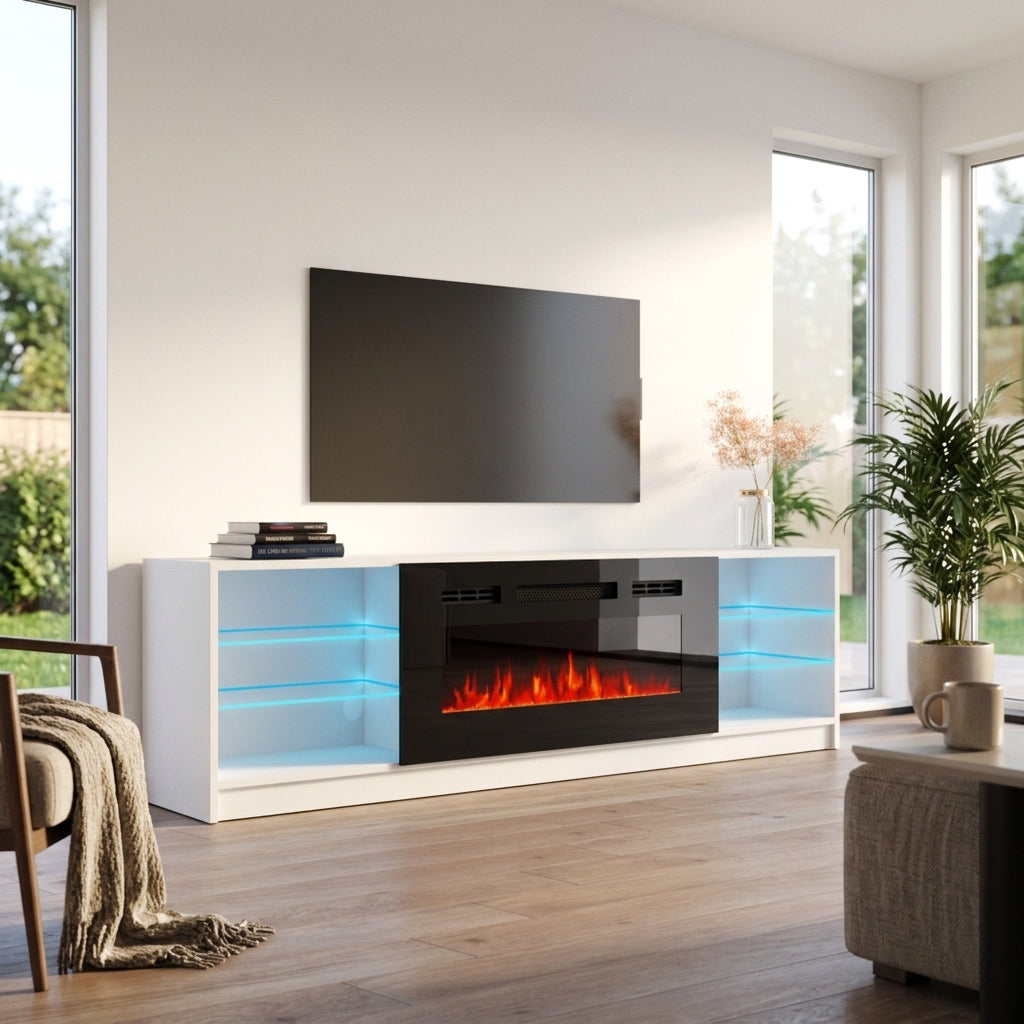 Boston 01 Fireplace TV Stand
