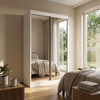 Aria 2D Wardrobe with All Mirror