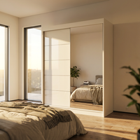 Aria 2D Wardrobe with Mirror