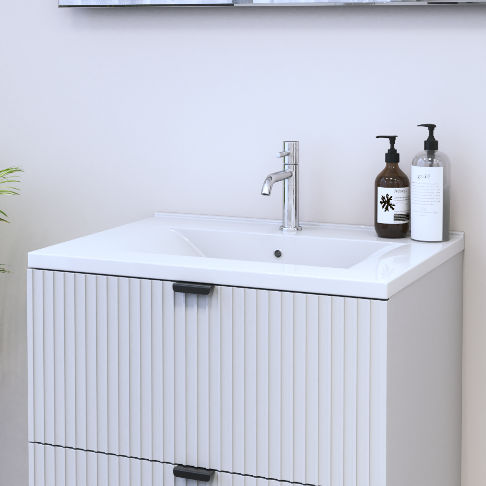 24 Inch Ceramic Drop In Sink - Meble Furniture
