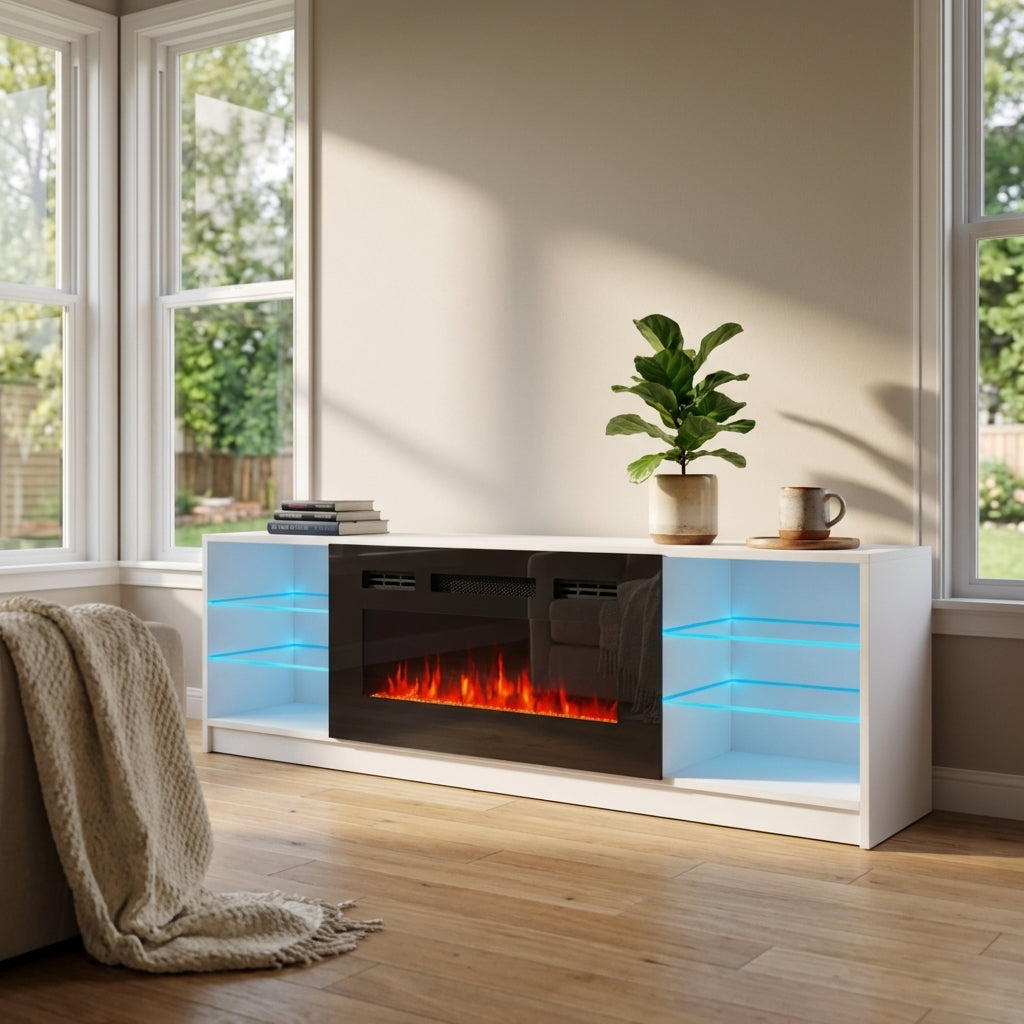 Boston 01 Fireplace TV Stand