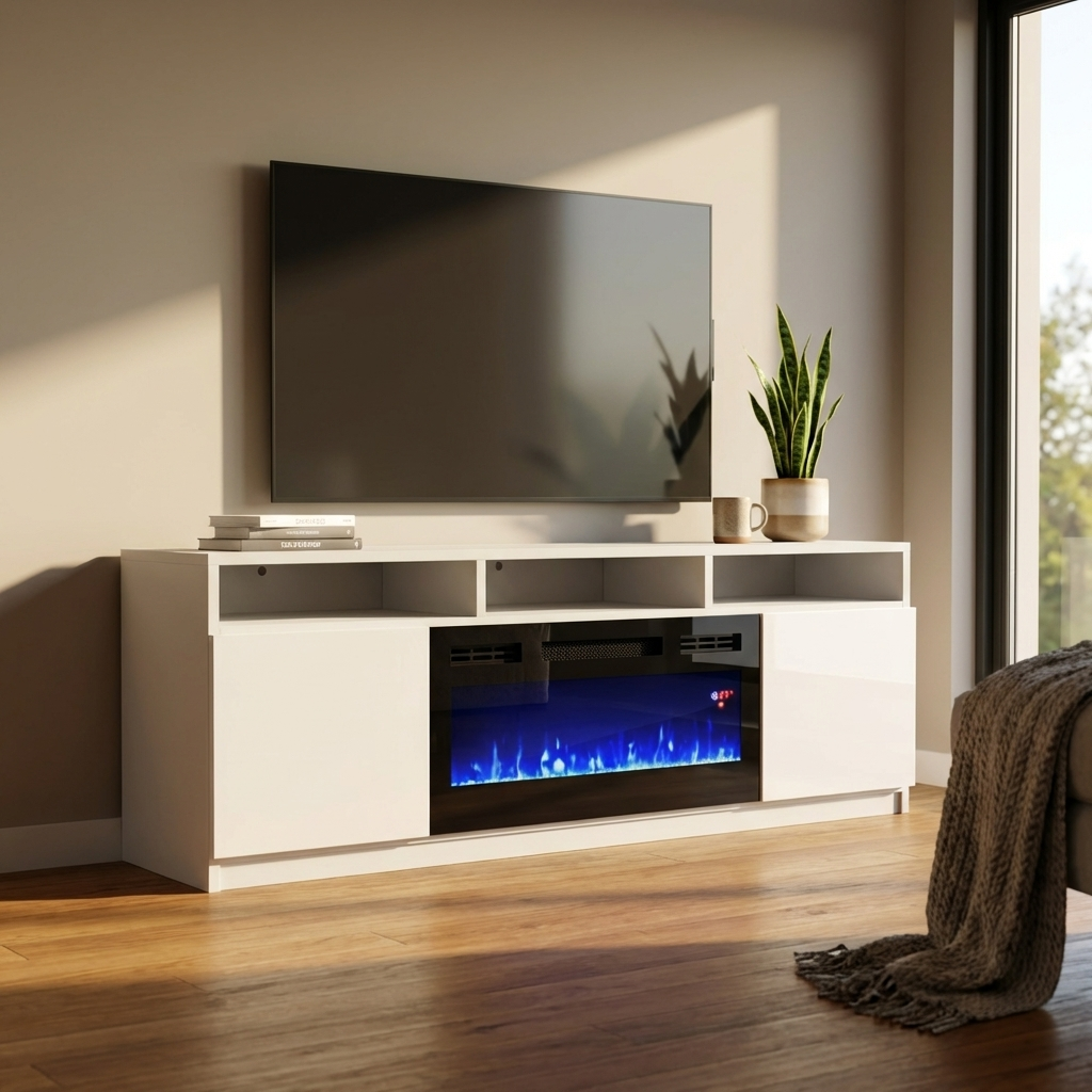 Reno BL05 Fireplace TV Stand