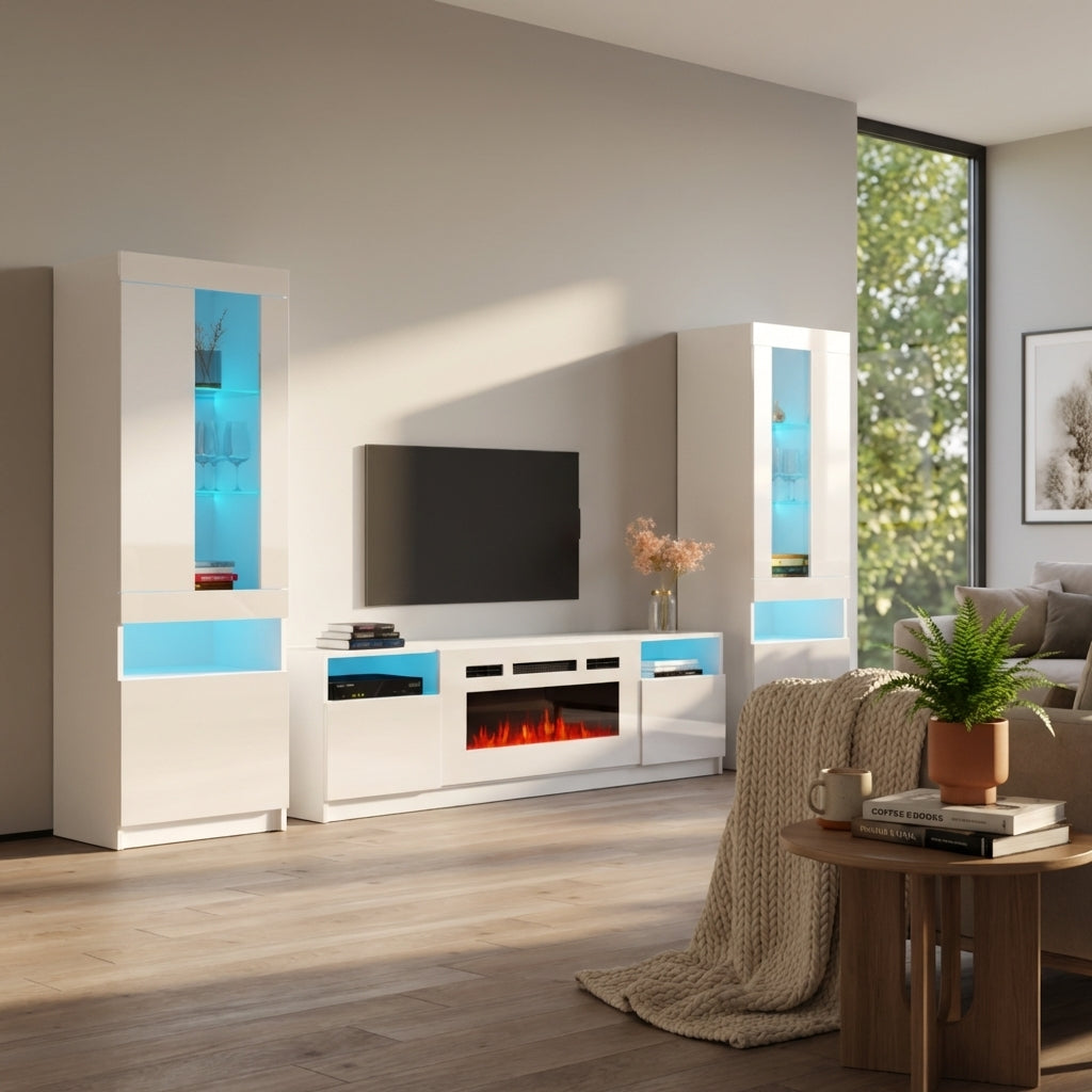 York WH02 Fireplace Entertainment Center