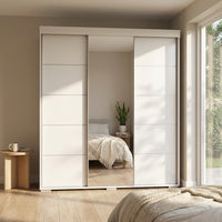 Aria 3D Wardrobe with Mirror