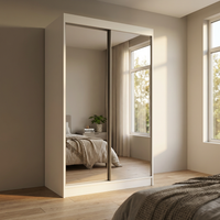 Aria 2D Wardrobe with All Mirror
