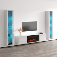 Luxe BL-EF Floating Fireplace Entertainment Center - Meble Furniture