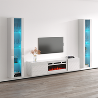 Luxe WH-EF Floating Fireplace Entertainment Center - Meble Furniture