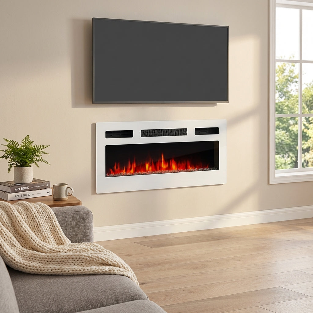 31.5" Electric Fireplace Heater