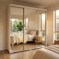 Aria 3D Wardrobe with All Mirror