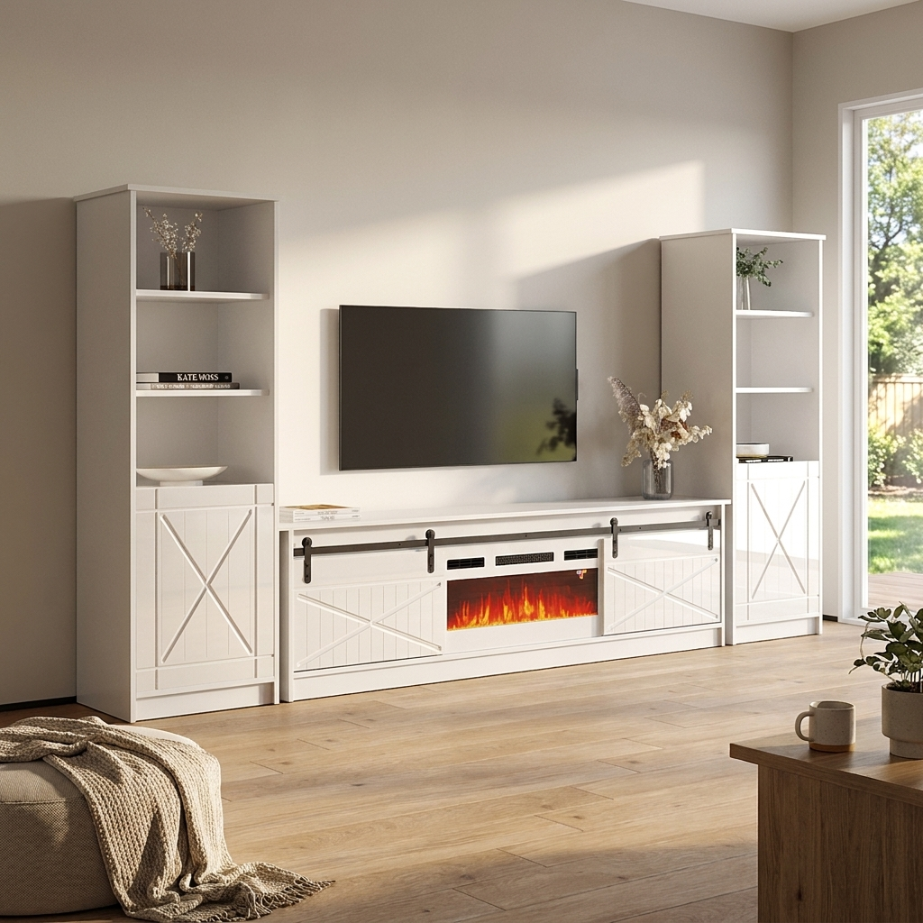 Granero WH-EF Fireplace Entertainment Center