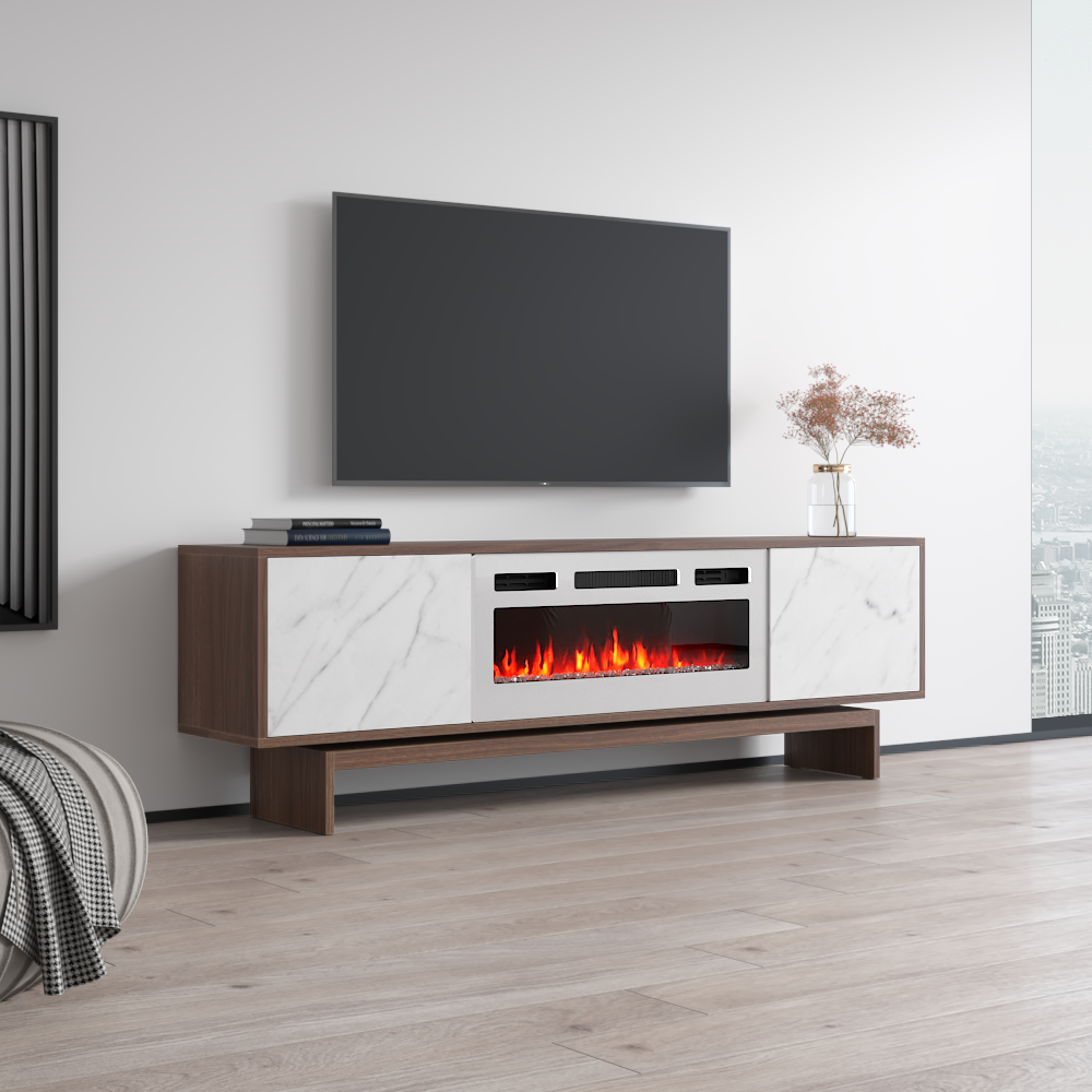 Gram WH-EF Fireplace TV Stand - Meble Furniture