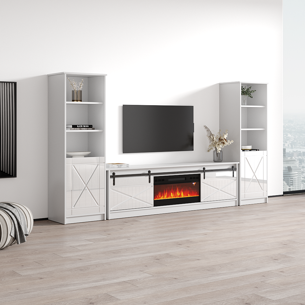 Granero BL-EF Fireplace Entertainment Center - Meble Furniture