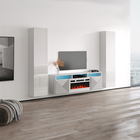 Giza WH-EF Floating Fireplace Entertainment Center - Meble Furniture