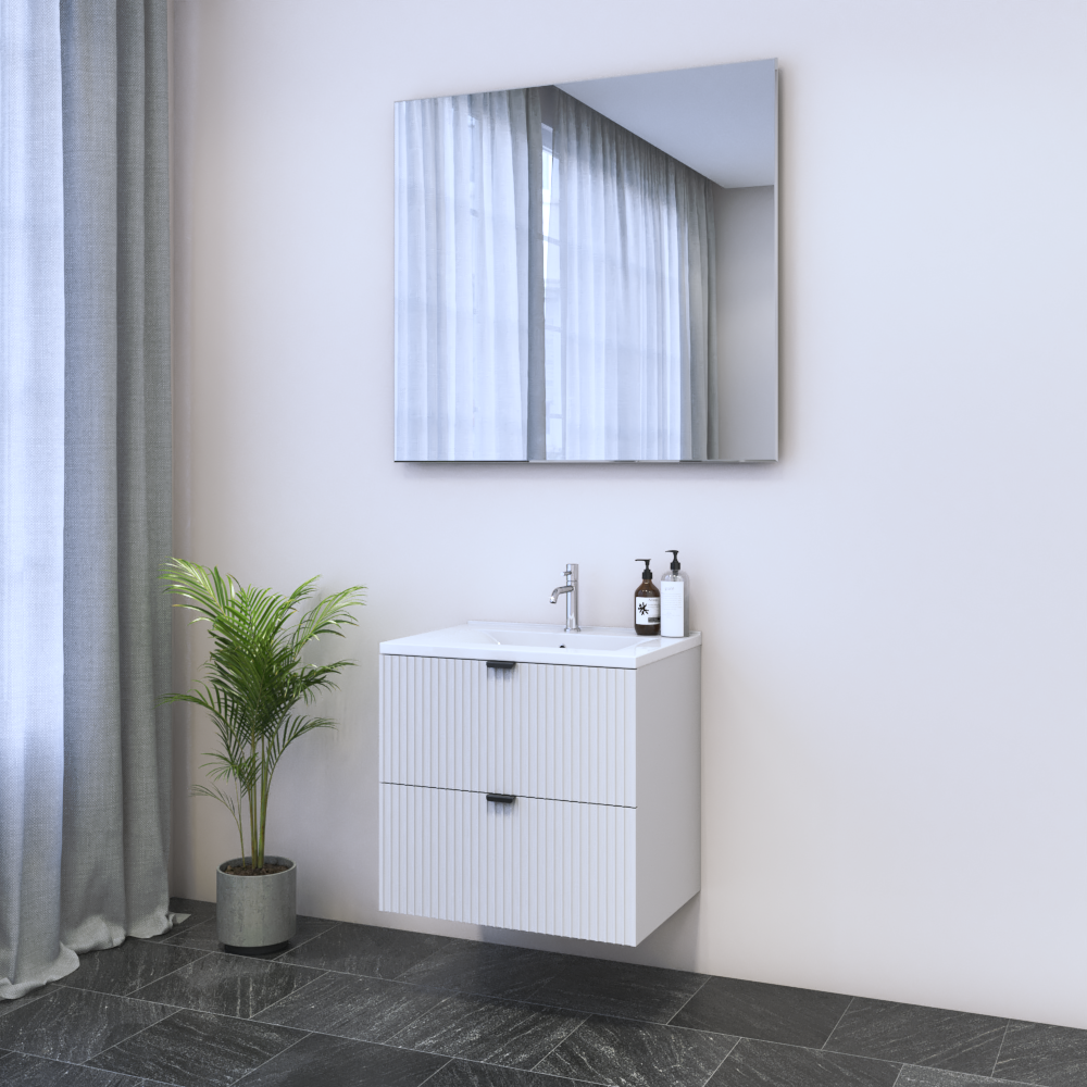Nicole 2S 60 Floating Bathroom Vanity - Meble Furniture