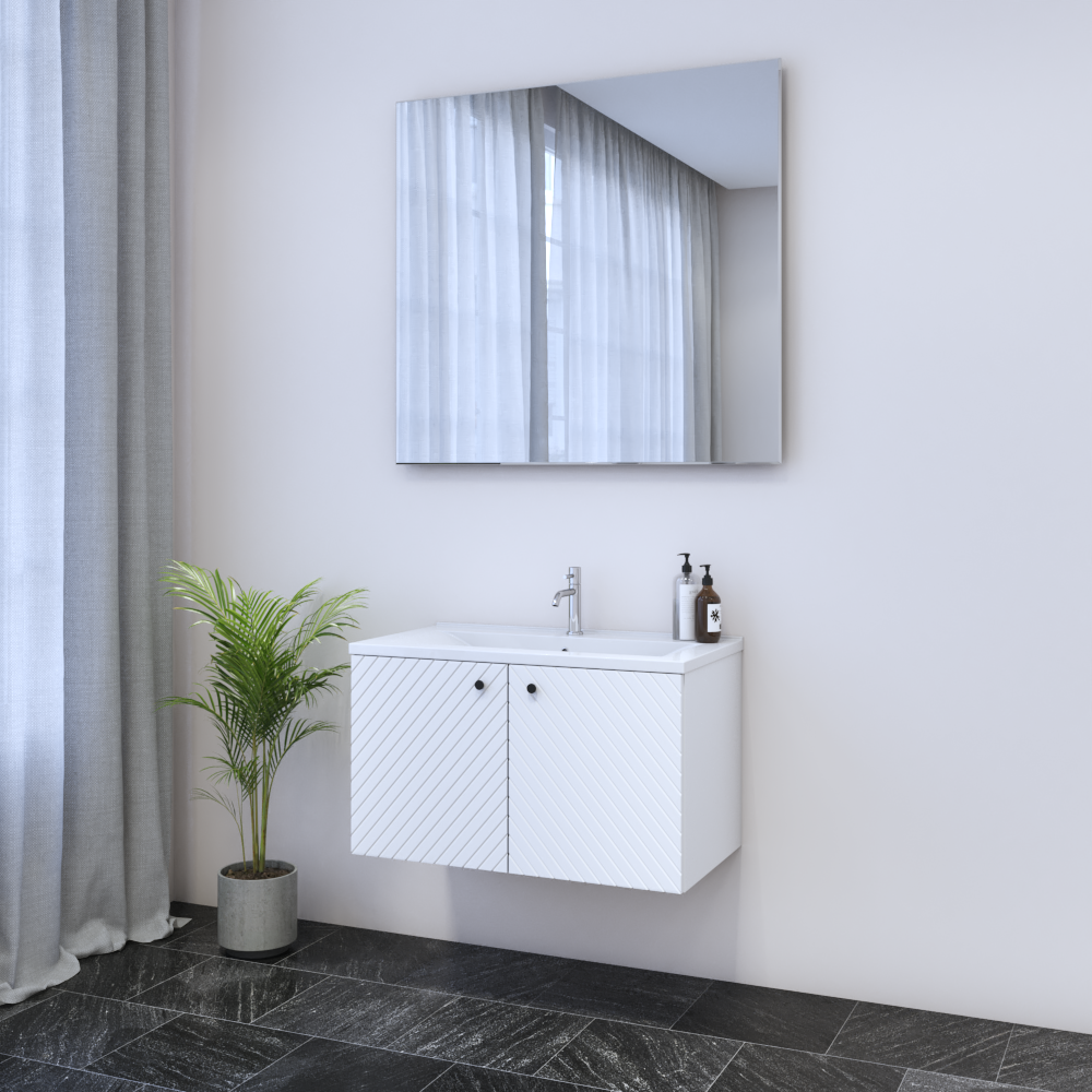 Avela 2D 80 Floating Bathroom Vanity - Meble Furniture