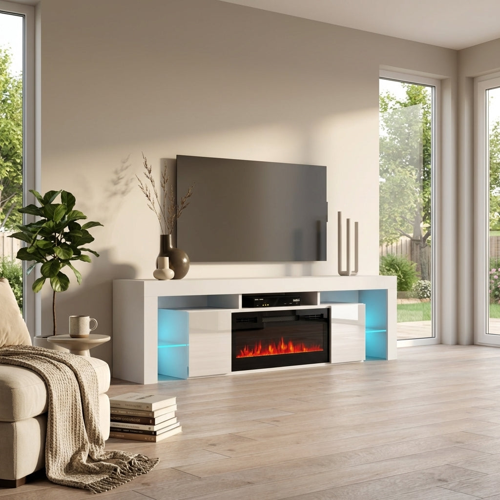 Soleo BL-EF Fireplace TV Stand