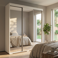 Aria 3D Wardrobe with All Mirror