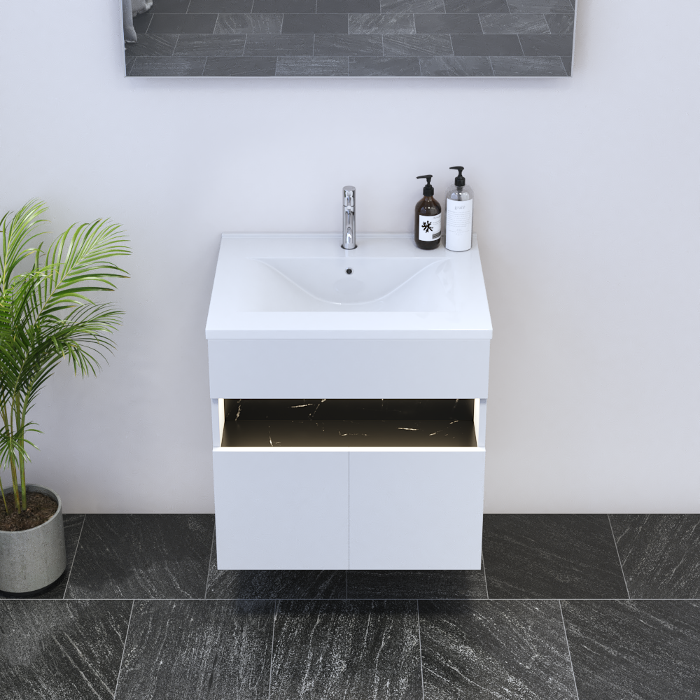 Laguna 2D 60 Floating Bathroom Vanity - Meble Furniture