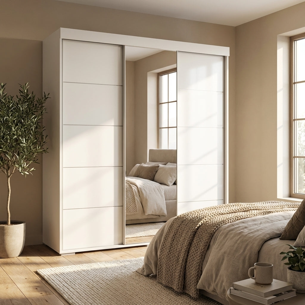 Aria 3D Wardrobe with Mirror
