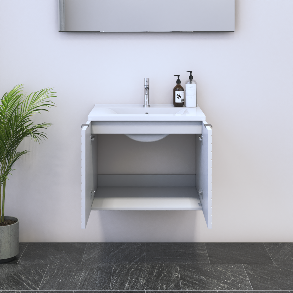 Capri 2D 60 Floating Bathroom Vanity - Meble Furniture